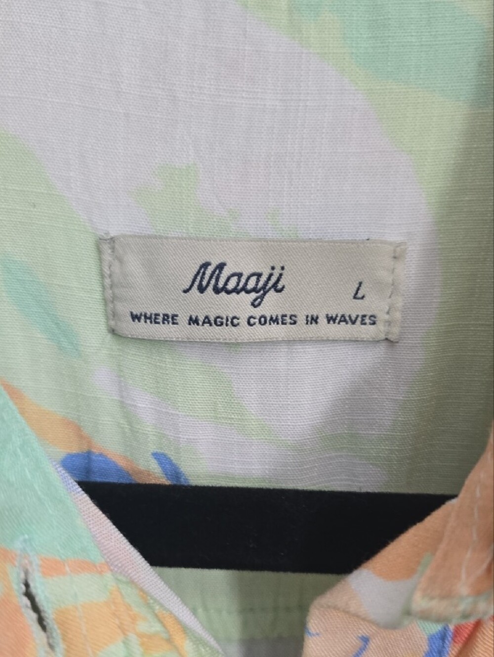#277. Maaji Comet Mandy Long Button-up Shirt. - Picture 5 of 9